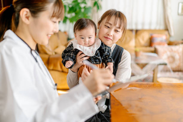 振込を待つ主婦
