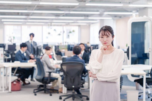 感謝を伝える女性