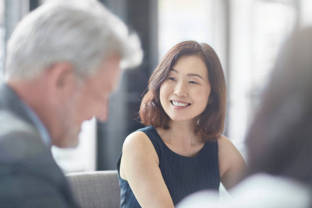 感謝を伝える主婦